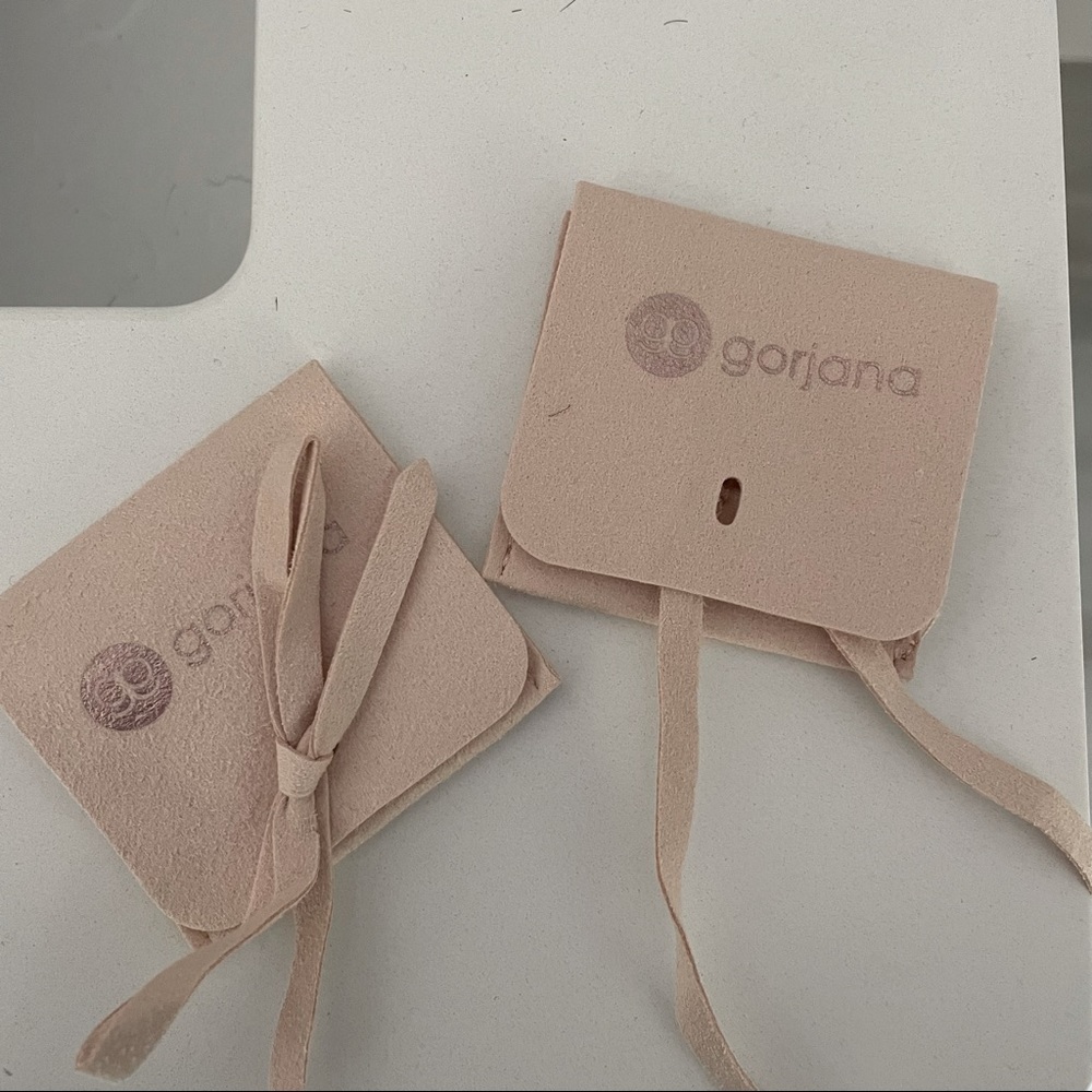 Gorjana Suede Pouches. 2 total